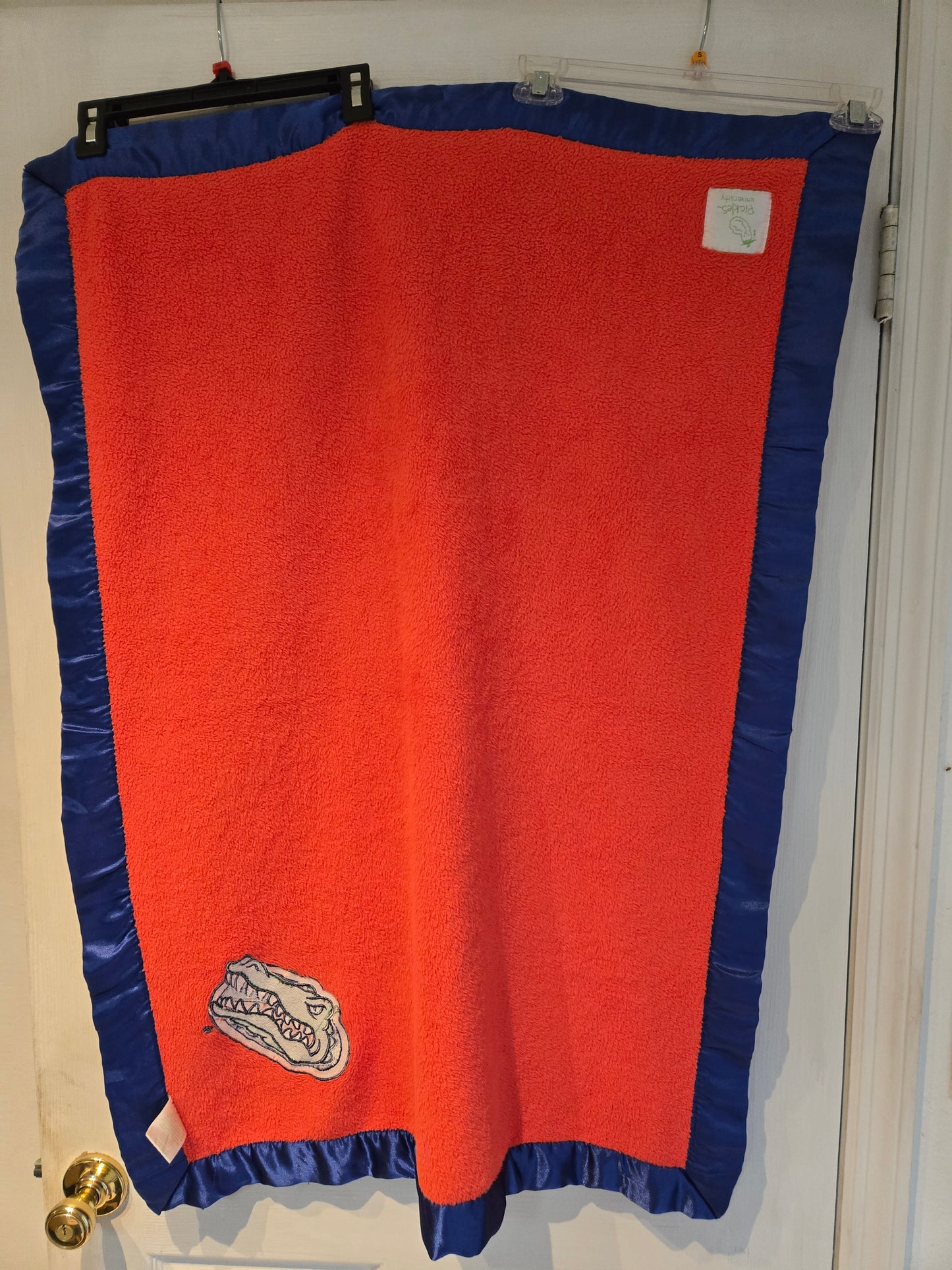 Pickles University Florida Gators Baby Blanket Satin Trim