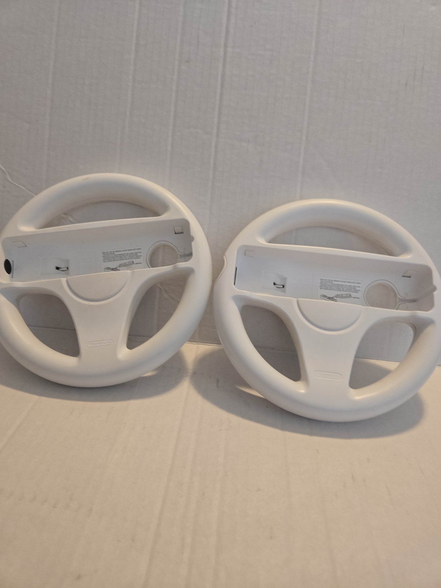 Pair Of Nintendo Wii Steering Wheel Controllers