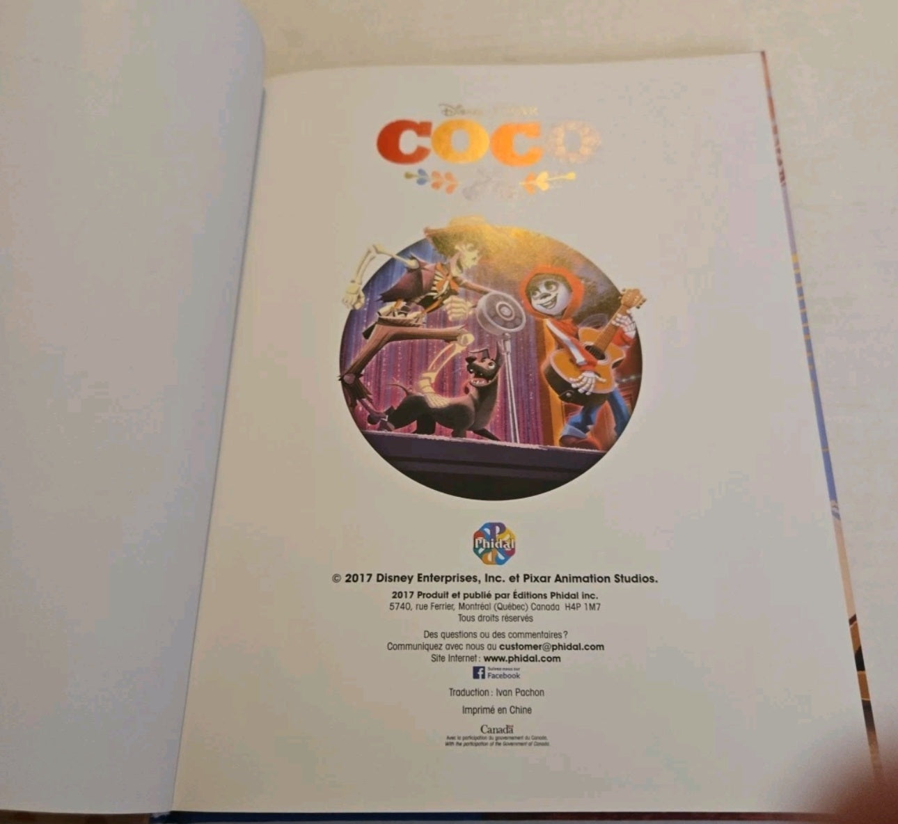 Disney Pixar Coco Edition Platine French Edition Storybook Phidal