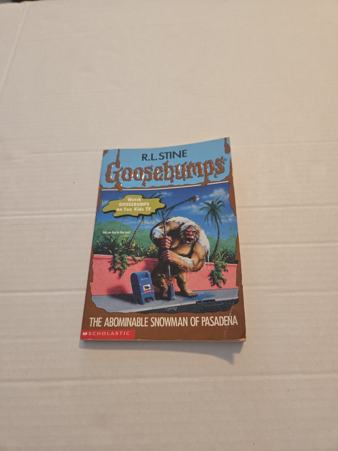 Goosebumps #38 The Abominable Snowman of Pasadena 1995 Paperback Book