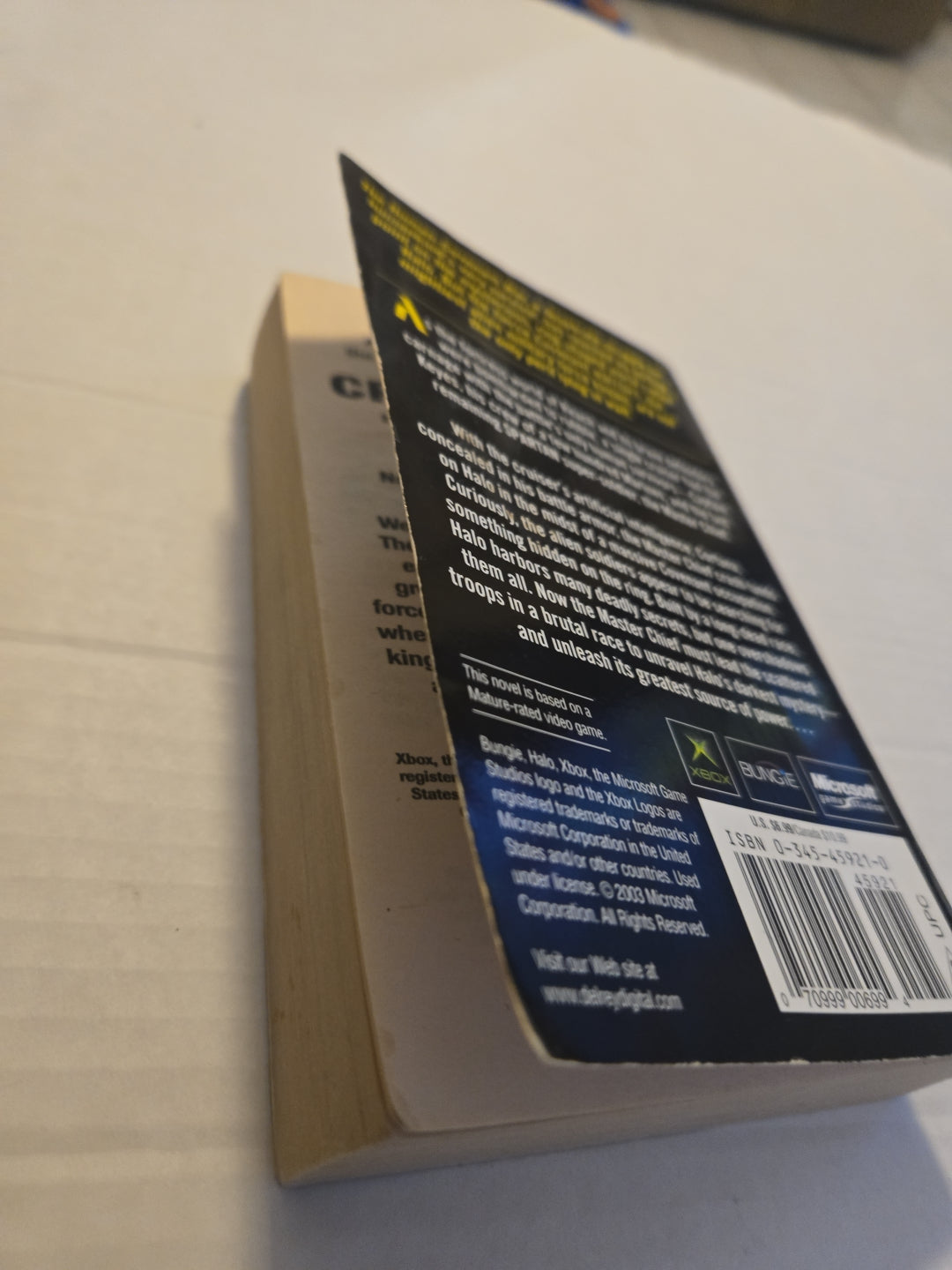 Halo #2 The Flood Paperback Book XBOX