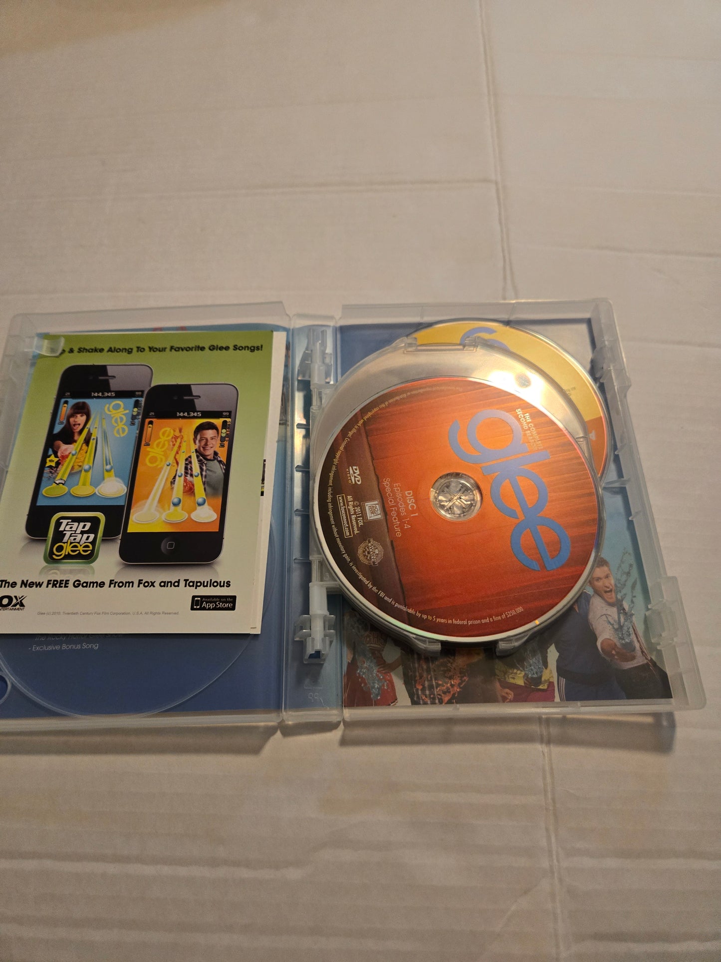 Glee The Complete Second Season DVD 6 Disc Set