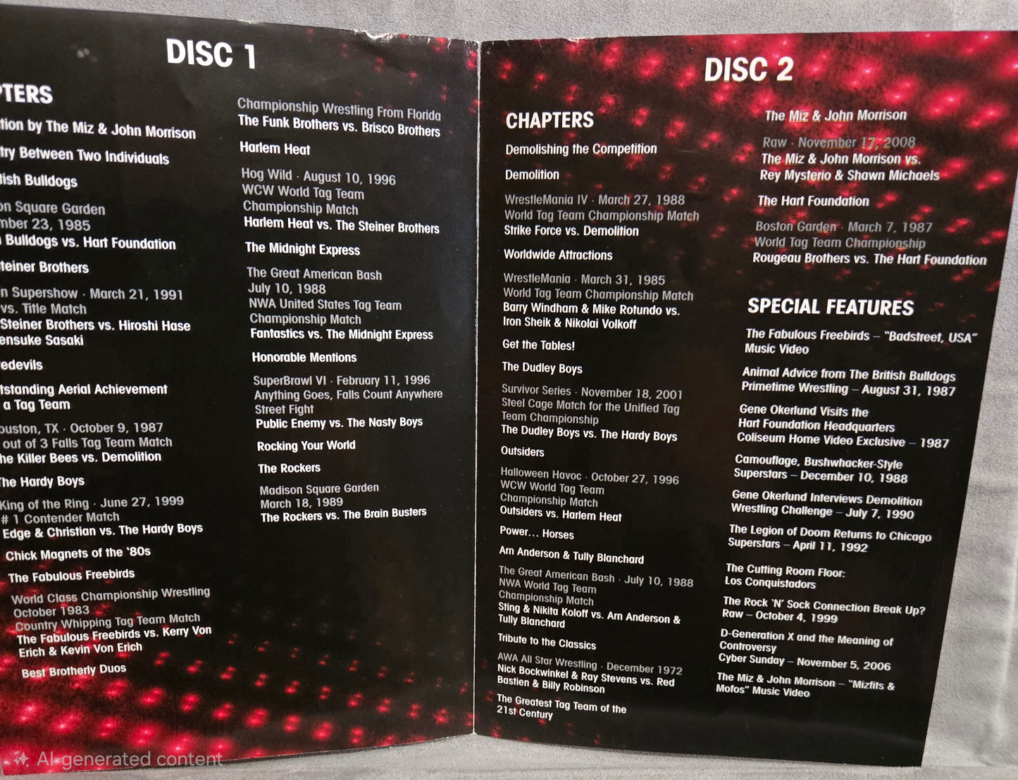WWE The World’s Greatest Tag Teams DVD Set