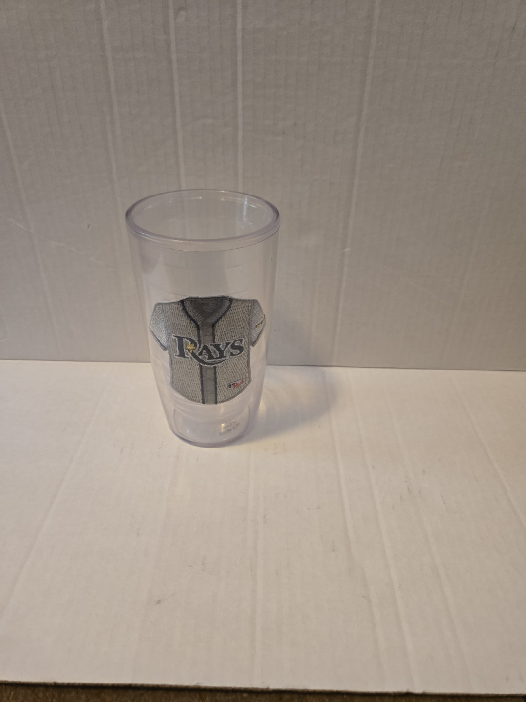 Tampa Bay Rays Jersey 16oz Double Walled Tervis Tumbler No Lid