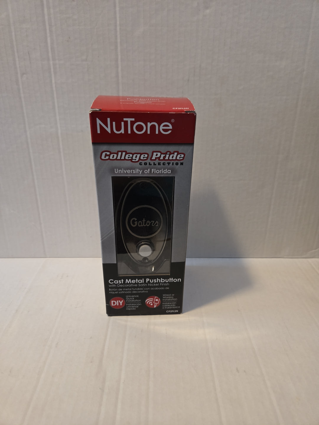 University of Florida Gators NuTone Cast Metal Push Button Doorbell Brand New
