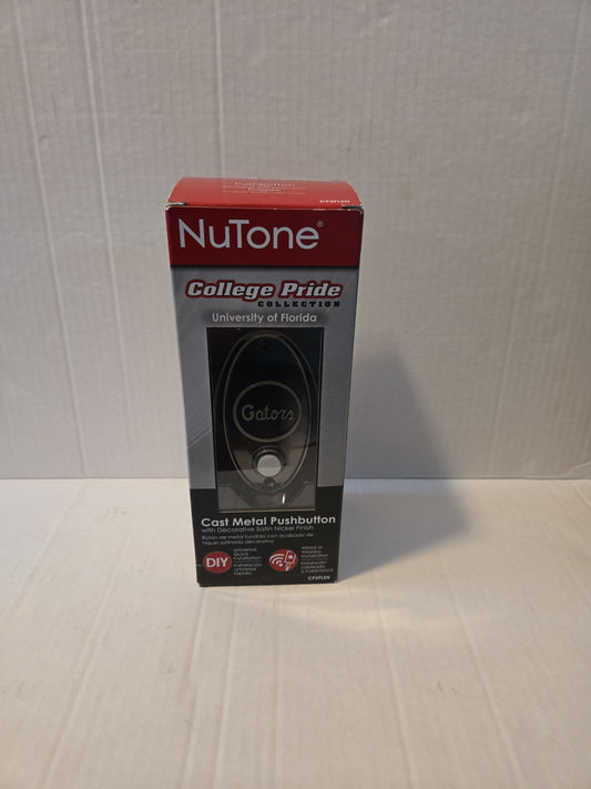 University of Florida Gators NuTone Cast Metal Push Button Doorbell Brand New