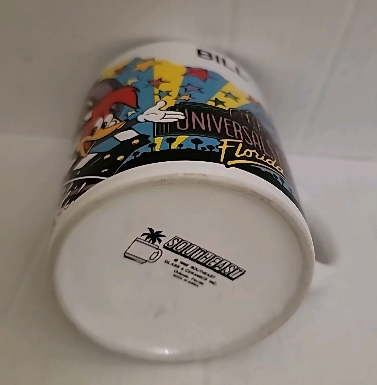 Vintage Universal Studios Florida Bill Mug