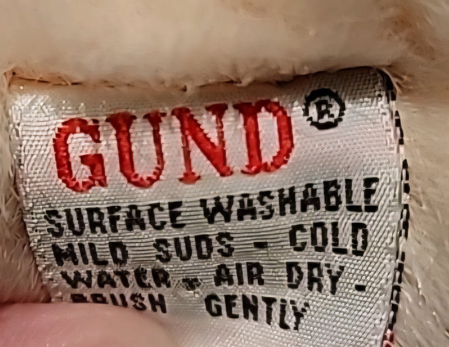 Vintage Victoria's Secret Gund Plush Teddy Bear Pink Floral Bow 1992