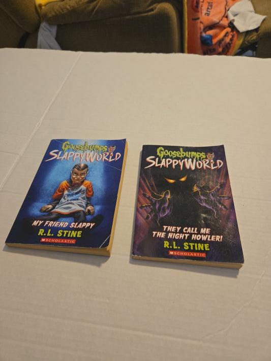 Goosebumps Slappy World Book Lot Of  2 Paperback Books