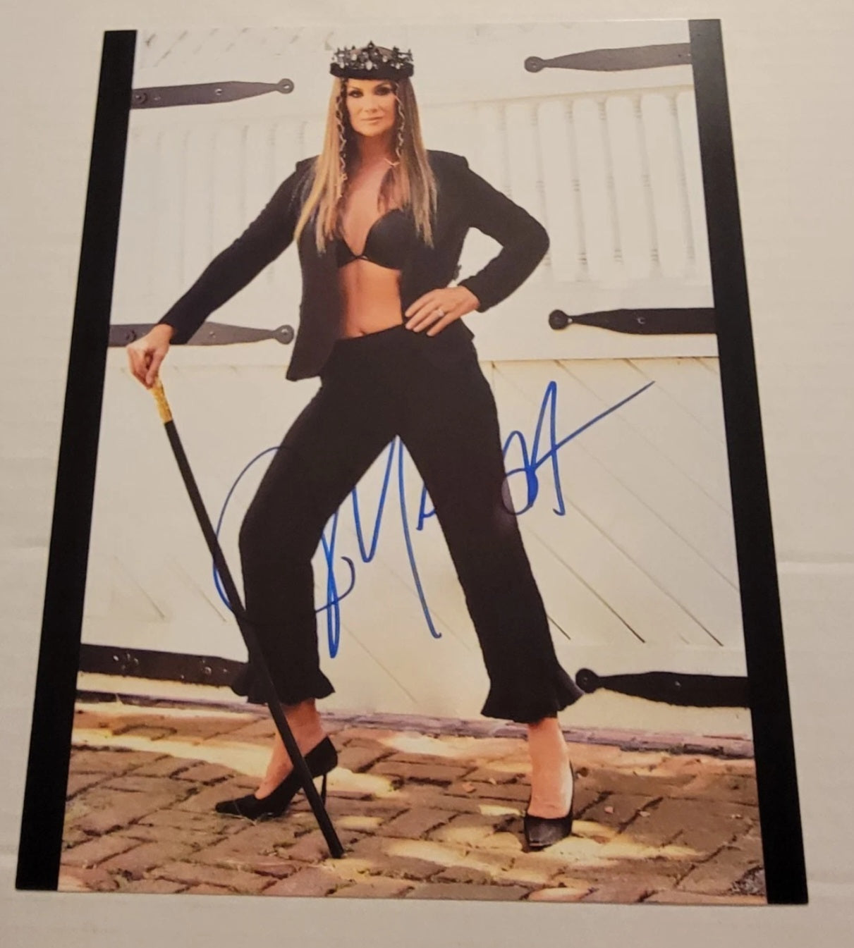 Madusa Crown Autographed Photo with COA