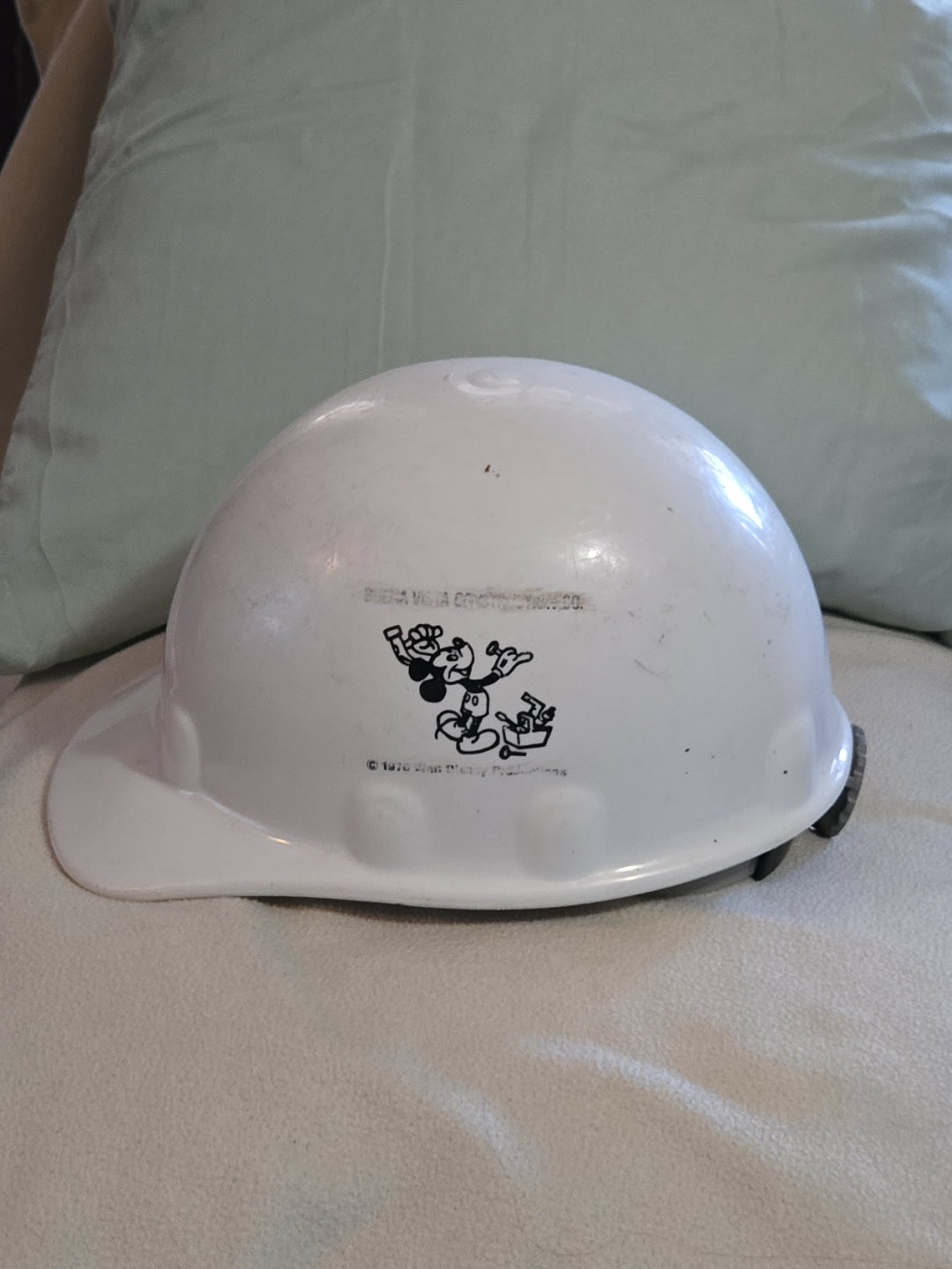 Disney Buena Vista Construction Co. 1970 Hard Hat Broken Adjustable Headband