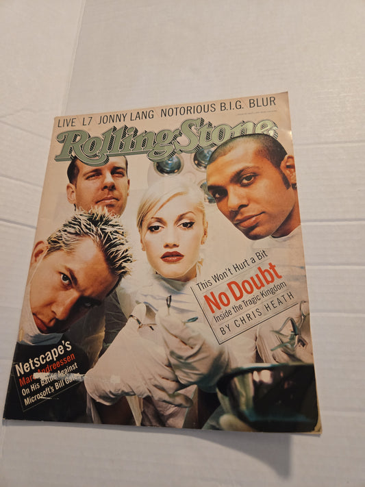 Vintage 1997 Rolling Stone No Doubt Magazine