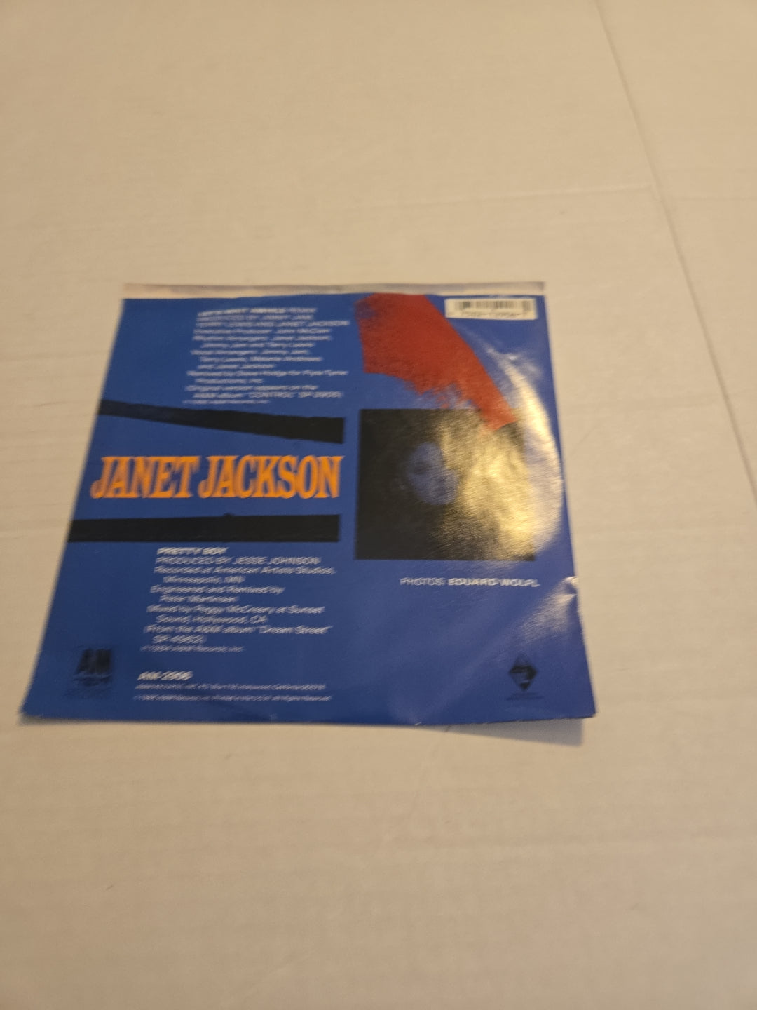 Janet Jackson Let's Wait  Awhile 45 RPM Vinyl Record