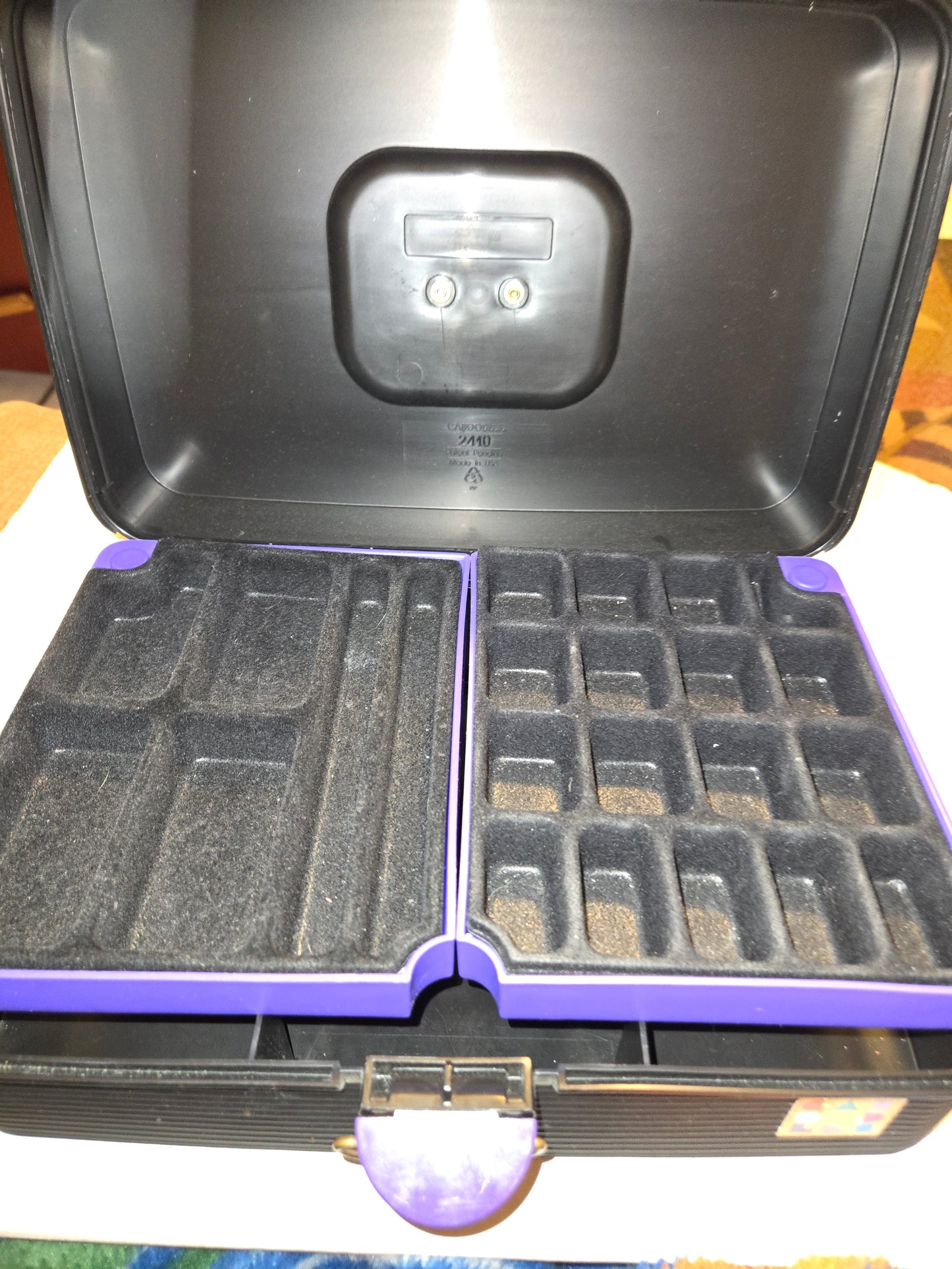 Vintage Caboodles Makeup/Jewelry Organizer Carrying Storage Case #2410