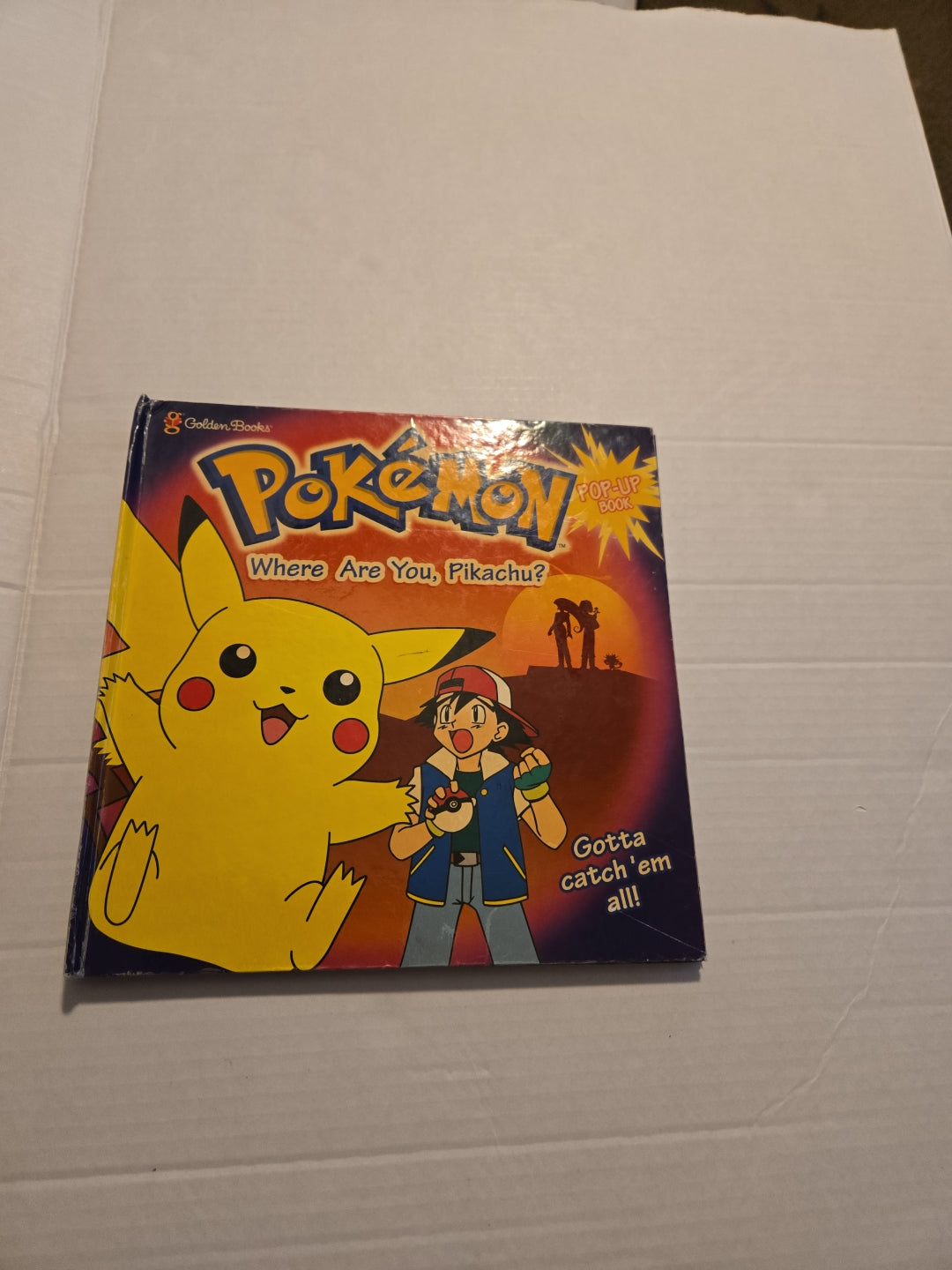 Pokemon Where Are You, Pikachu? Vintage Pop-Up Book