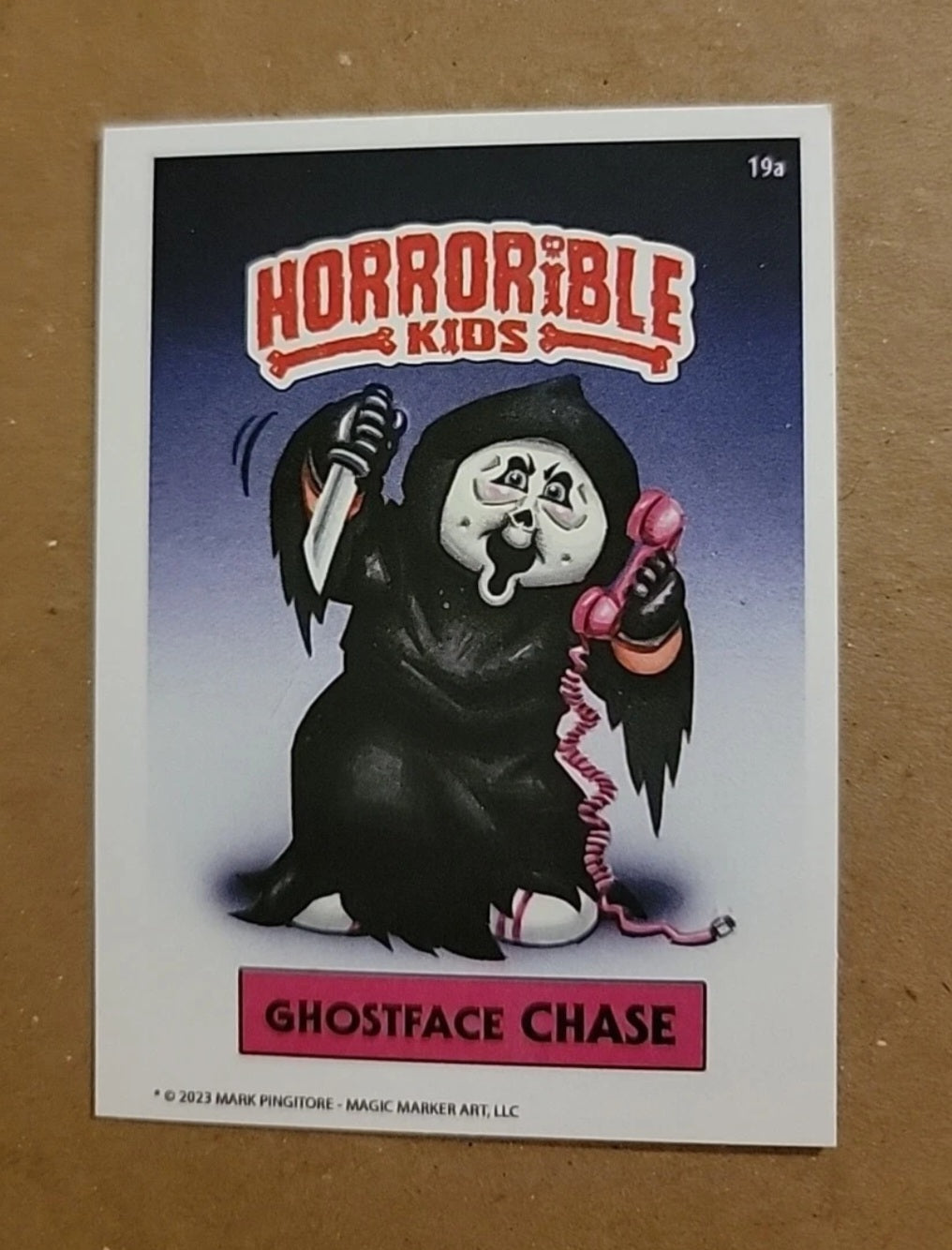 Horrorible Kids Ghostface Chase 2023 Spookala Tampa Mark Pingitore Card