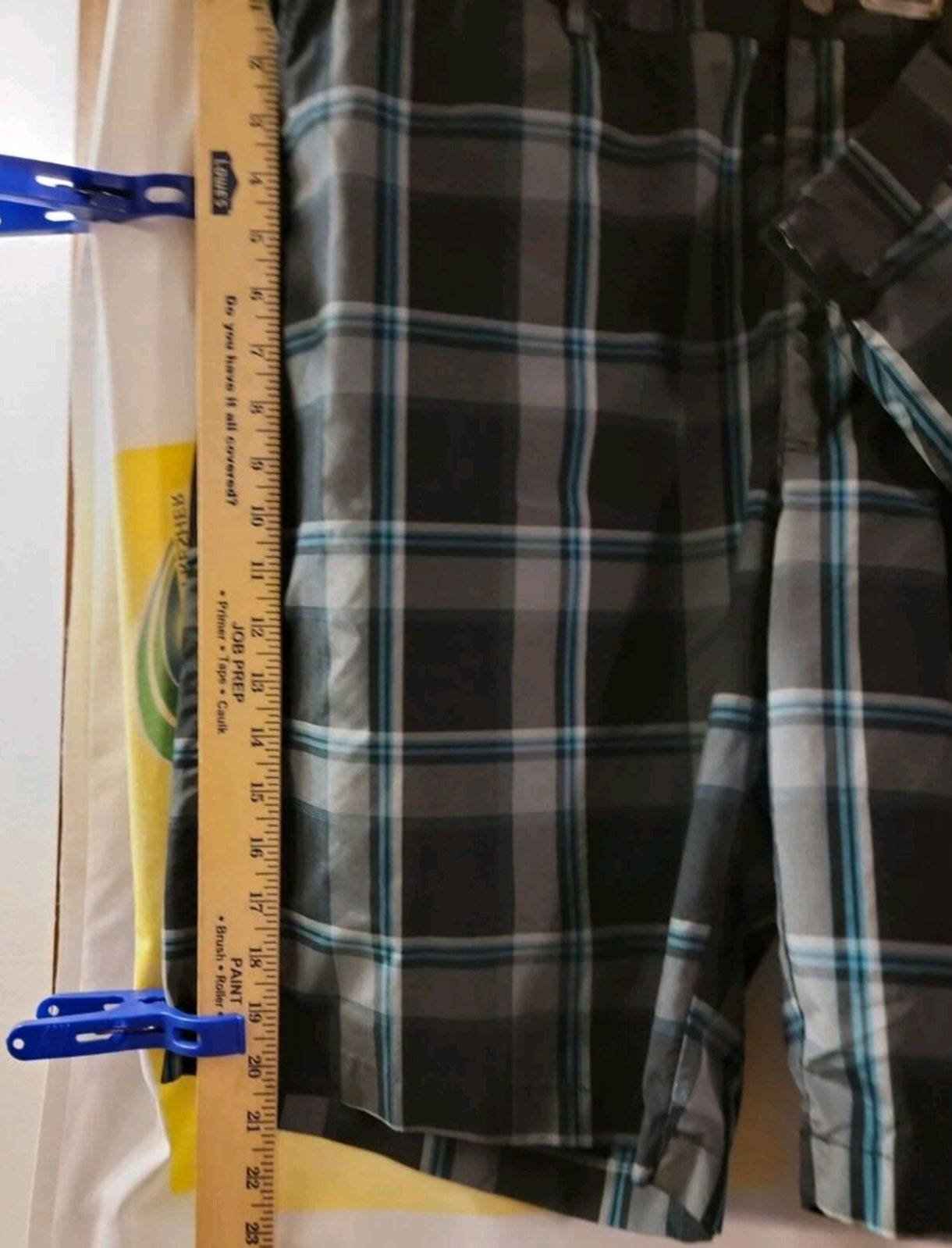 Ben Hogan Golf Shorts Plaid Performance Shorts Men's Size 42