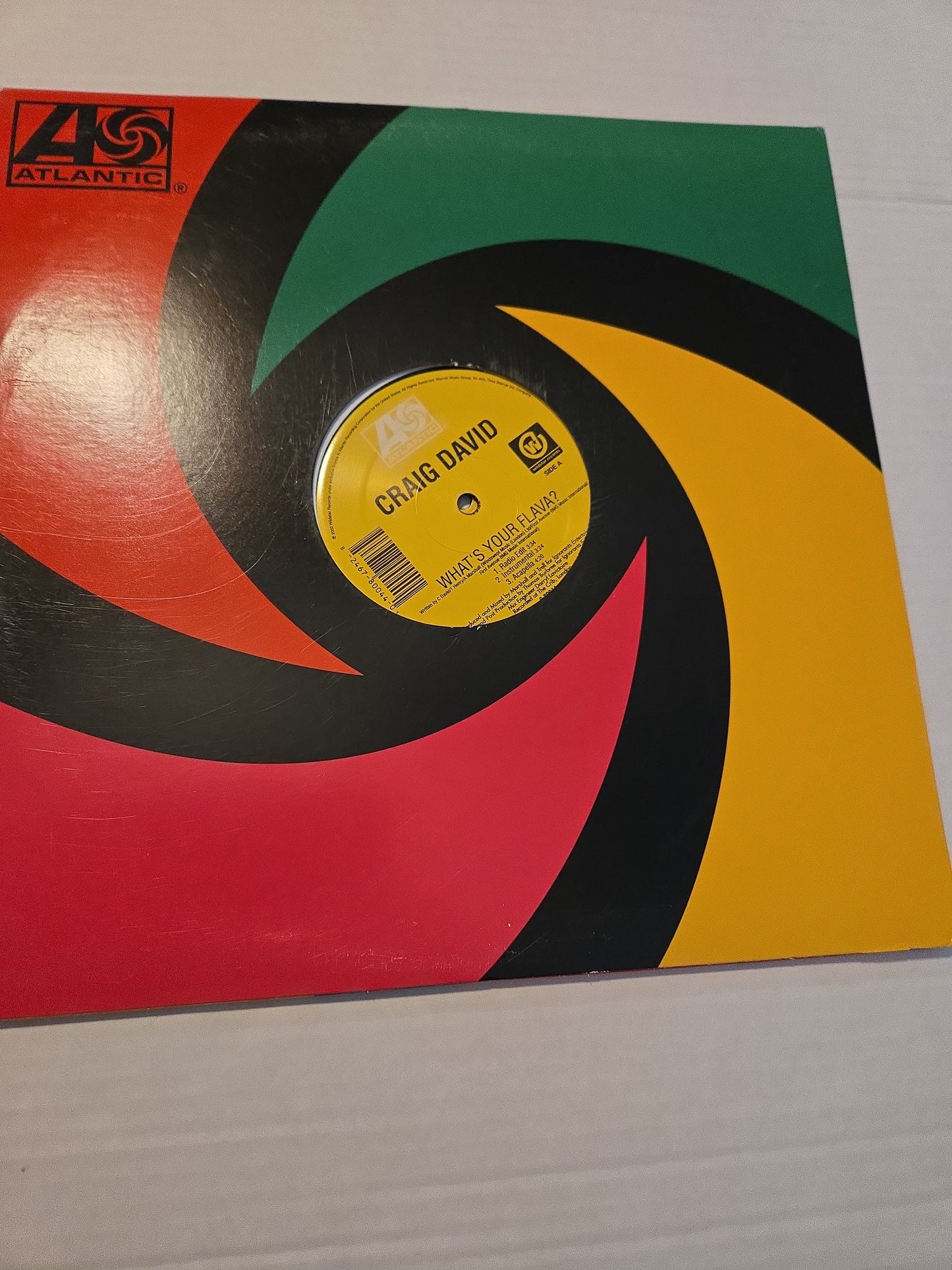 Craig David What's Your Flava 12" Vinyl