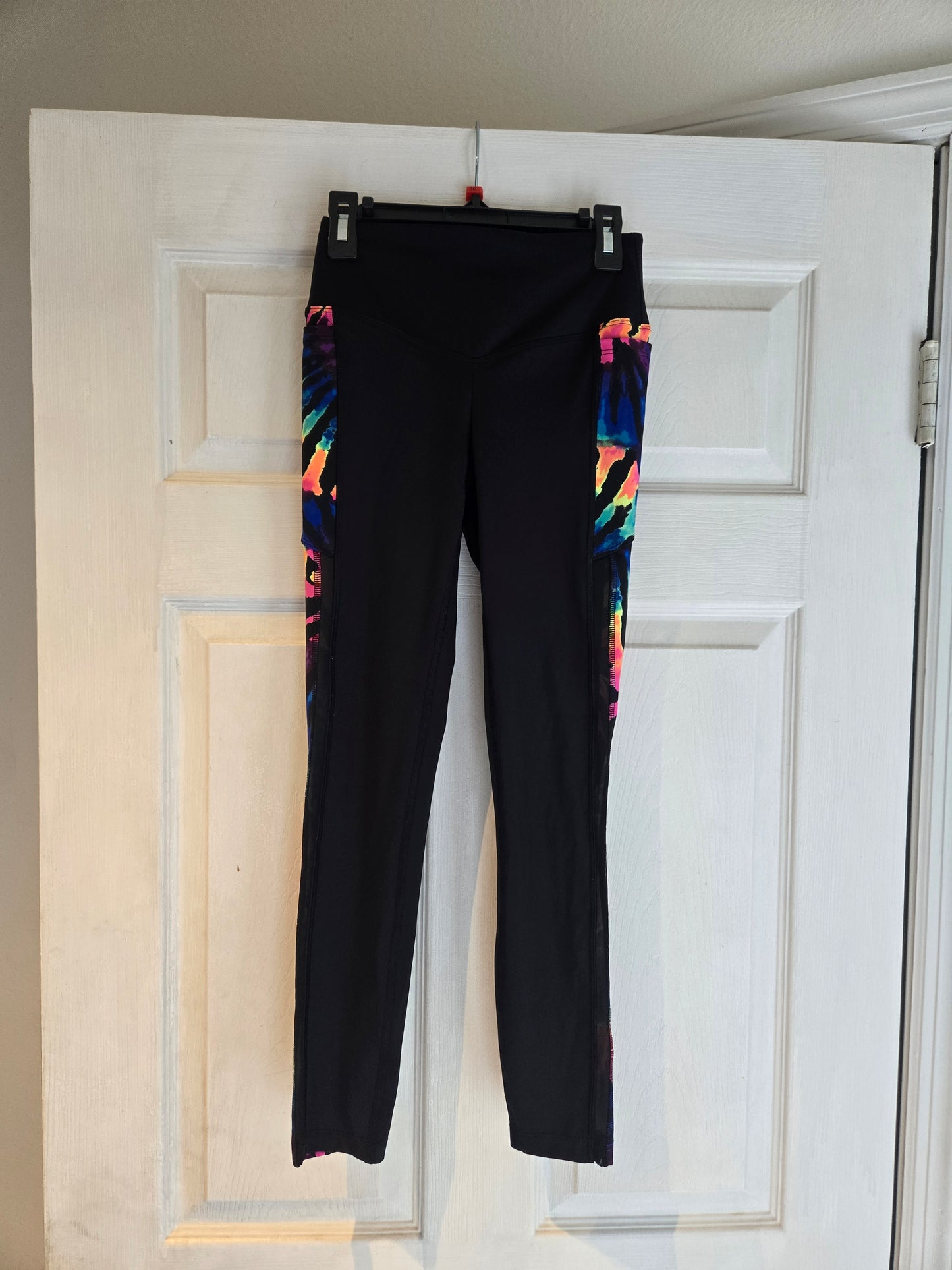 Victoria's Secret Pink Active High Waist Mesh Rainbow Leggings Size XS