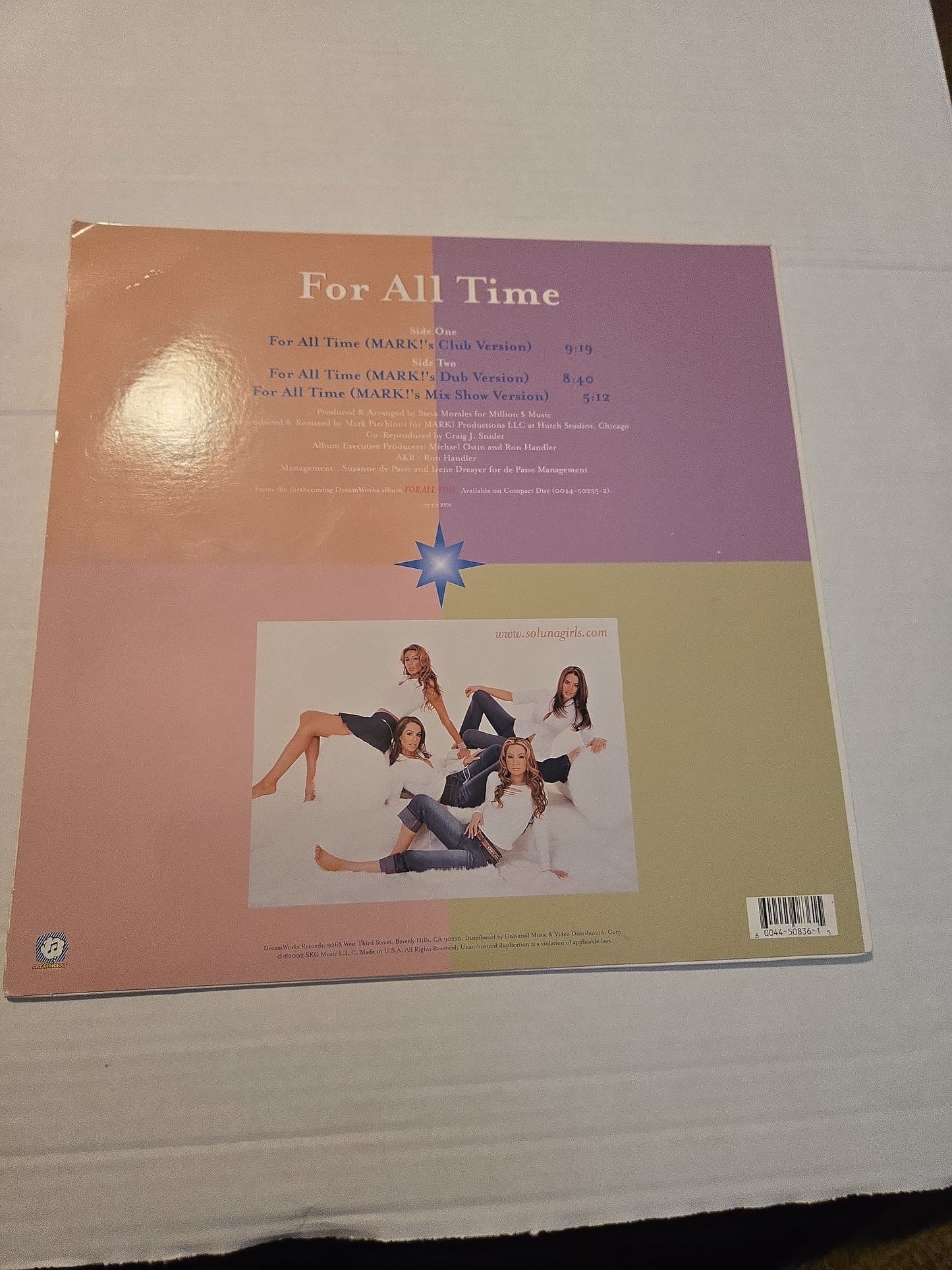 Soluna For All Time 12" Near Mint Vinyl
