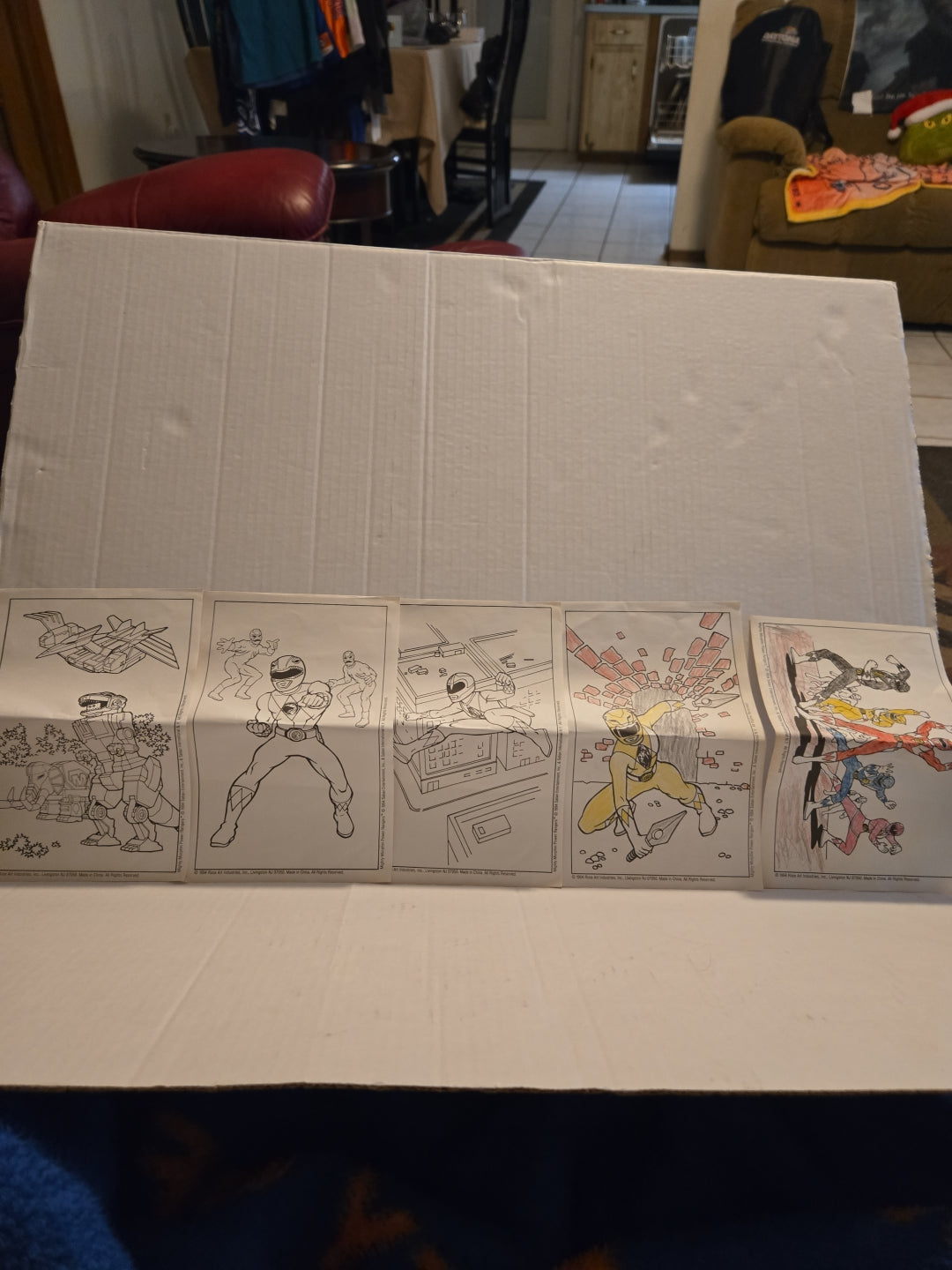 Mighty Morphin Power Rangers 1994 Light-Up Desk