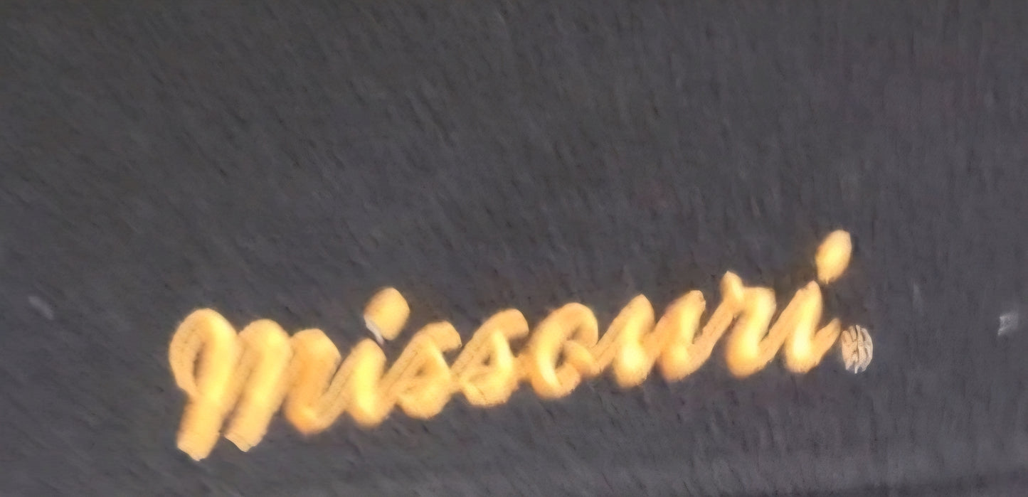 Columbia Womens Black Fleece Jacket Missouri Tigers Size Medium