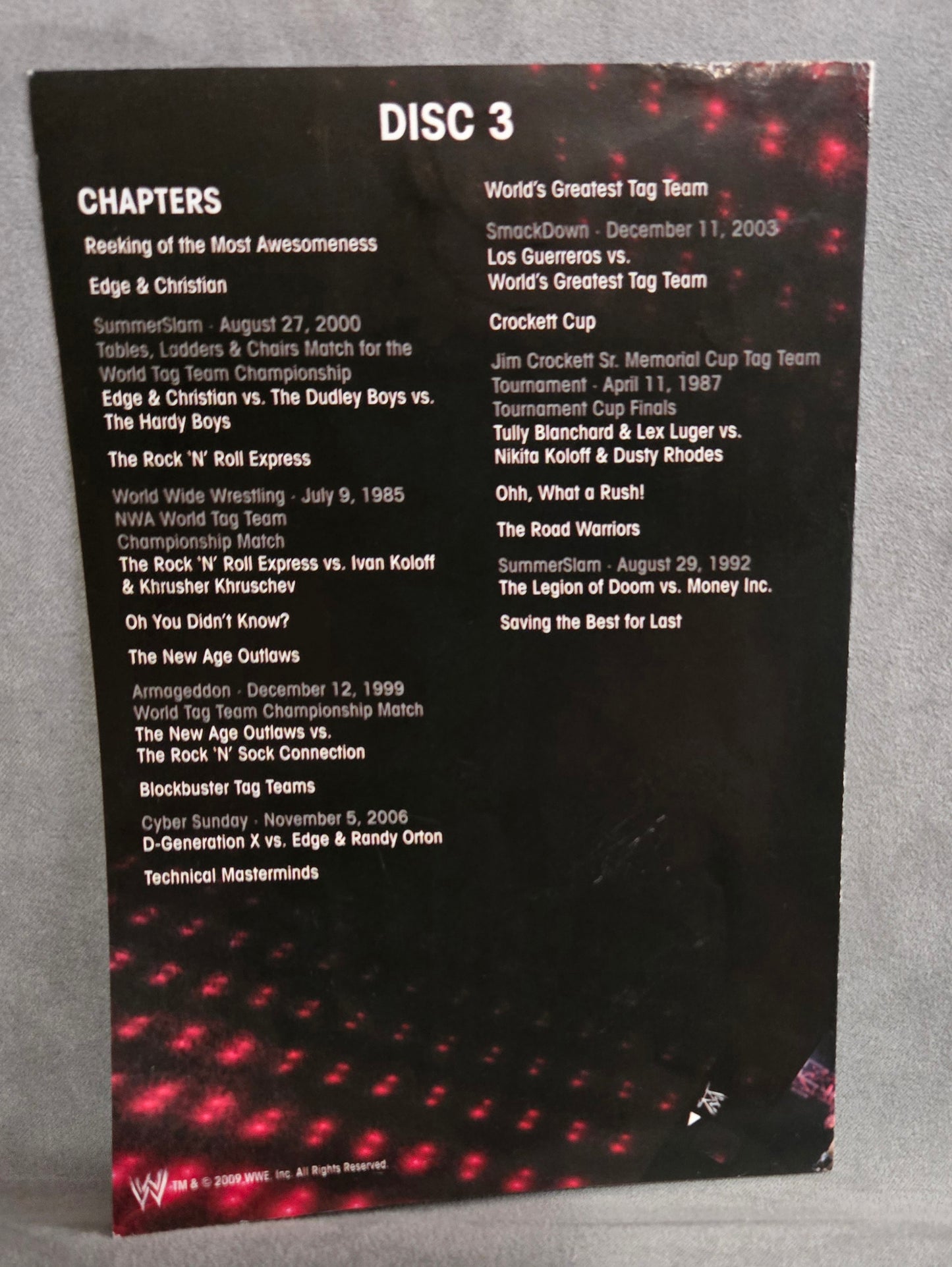 WWE The World’s Greatest Tag Teams DVD Set